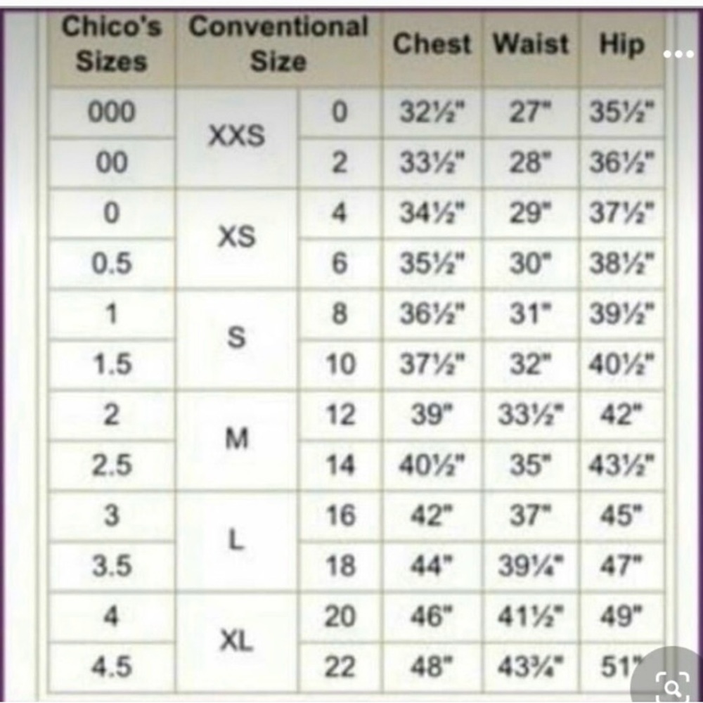 Chico’s Women’s Top Sz 2 (12) - Picture 5 of 5